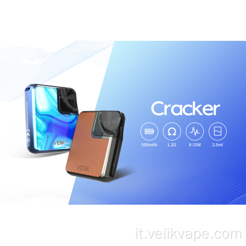 Avviamento vape con sistema open pod VEIIK Cracker